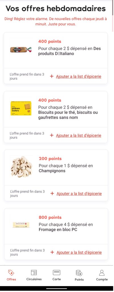 PC Optimum : Tout ce qu’il faut savoir du programme regroupant plusieurs bannières canadiennes